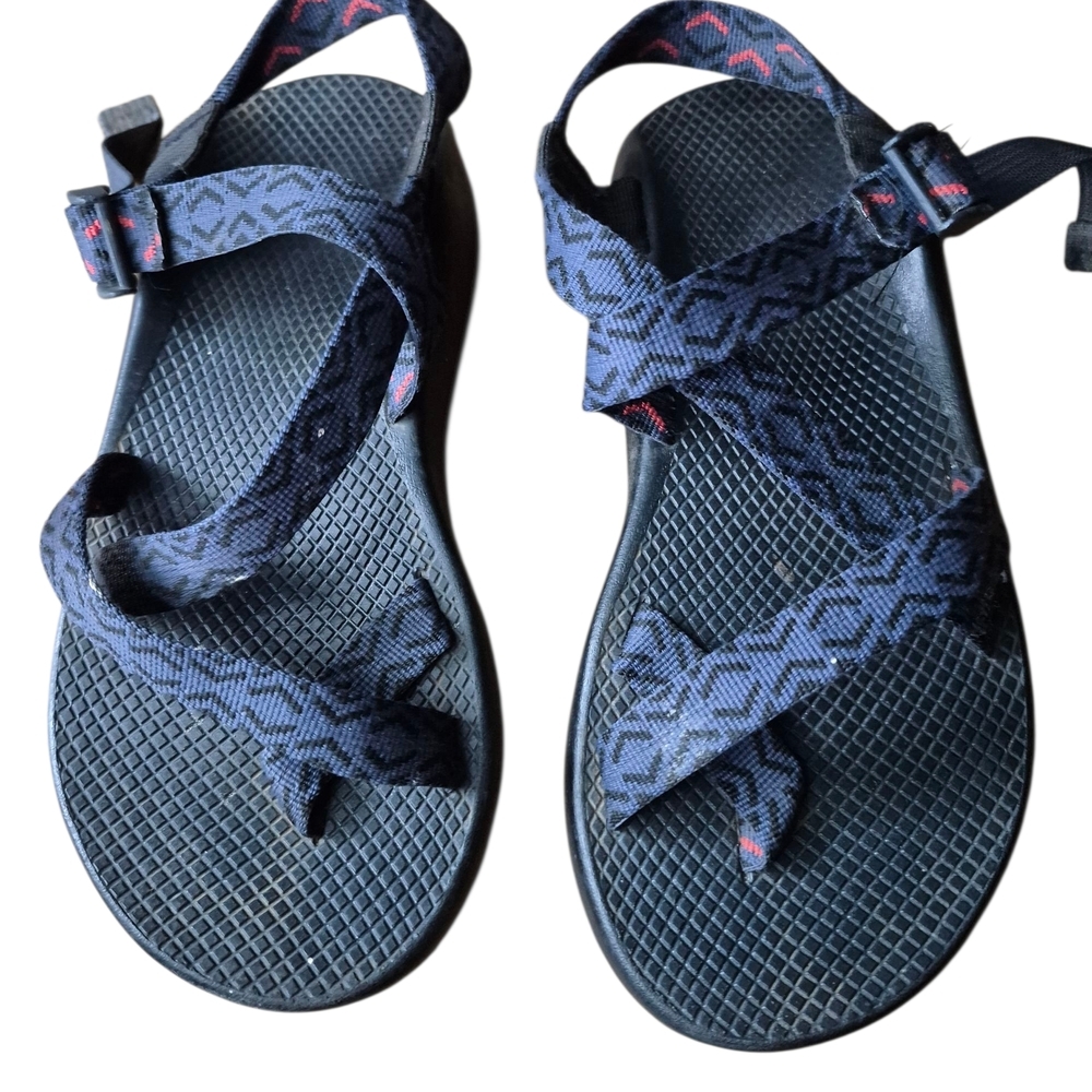 Chaco Blue and Black Sandals mens sandals 8